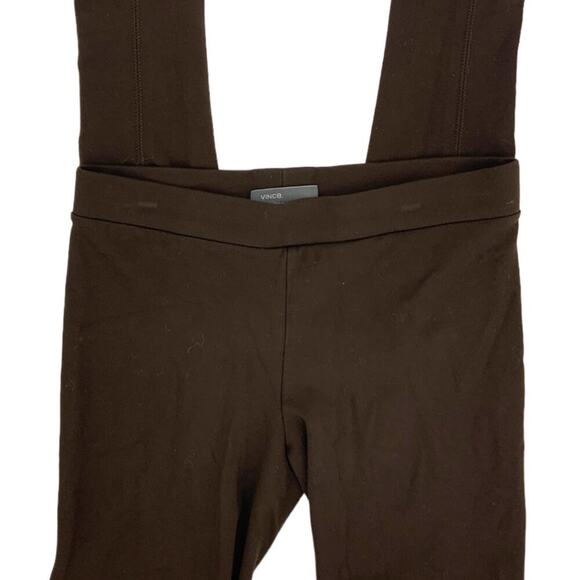 Vince Brown Pull On Ponte Leggings Size Small - Picture 1 of 5